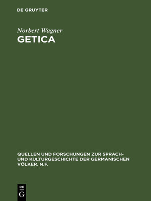 cover image of Getica